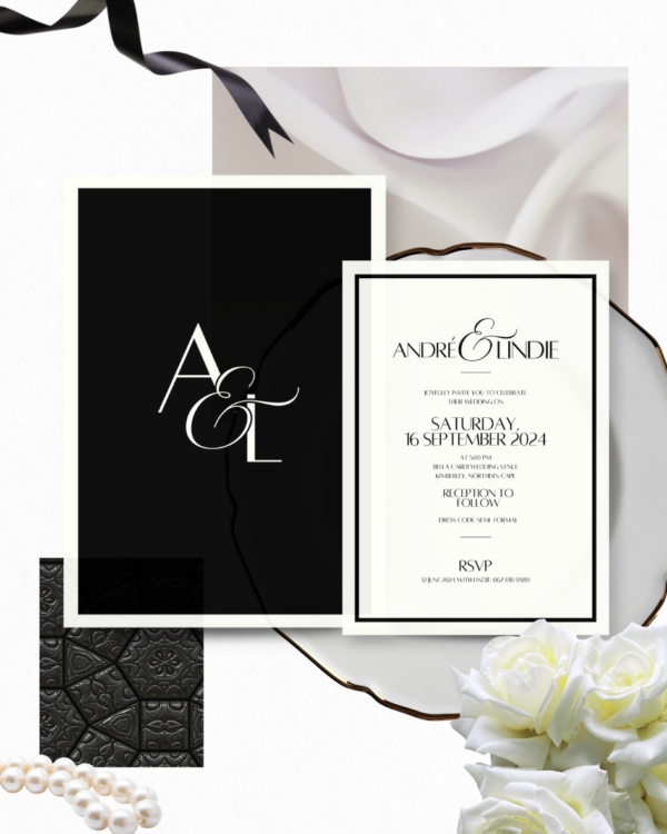 Timeless Elegance Collection - Canva Wedding Stationery Template Set